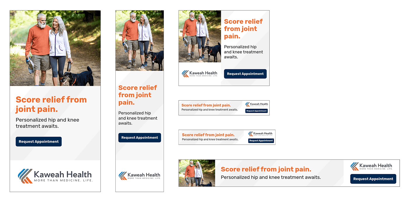 Kaweah Health's Programmatic Display Orthopedics Campaign
